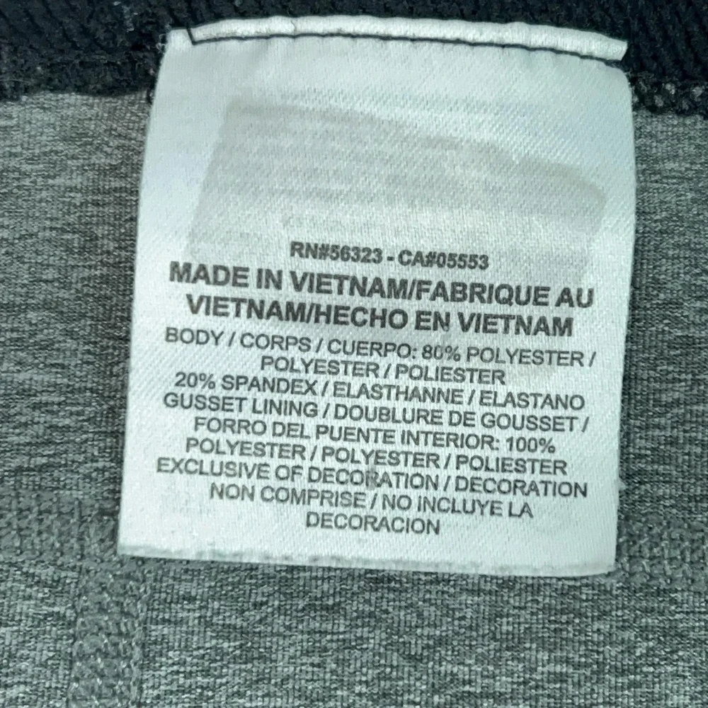 Nike Pants Womens XL Gray Pro Compression Capri Leggings Yoga Gym Sport Workout
